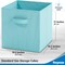Fabric Storage Cubes for Cube Organizer - 8 Pack Heavy Duty Blue Storage Bins - 11 Inch Cube Storage Bin, Use As A Clothes Storage Box In Closet, Baskets For Shelves or Cubbies Storage Organizer